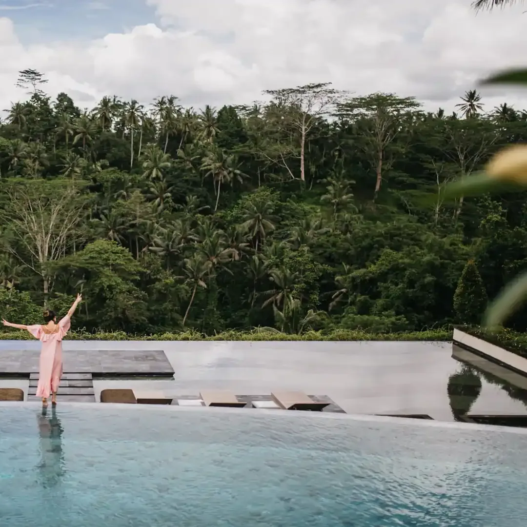 Jungle infinity pools, Ubud, Bali