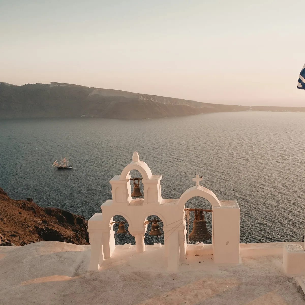 White concrete building near sea during daytime, Greece