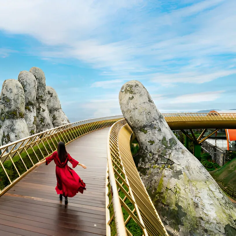 The Golden Bridge, Ba Na Hills, Vietnam