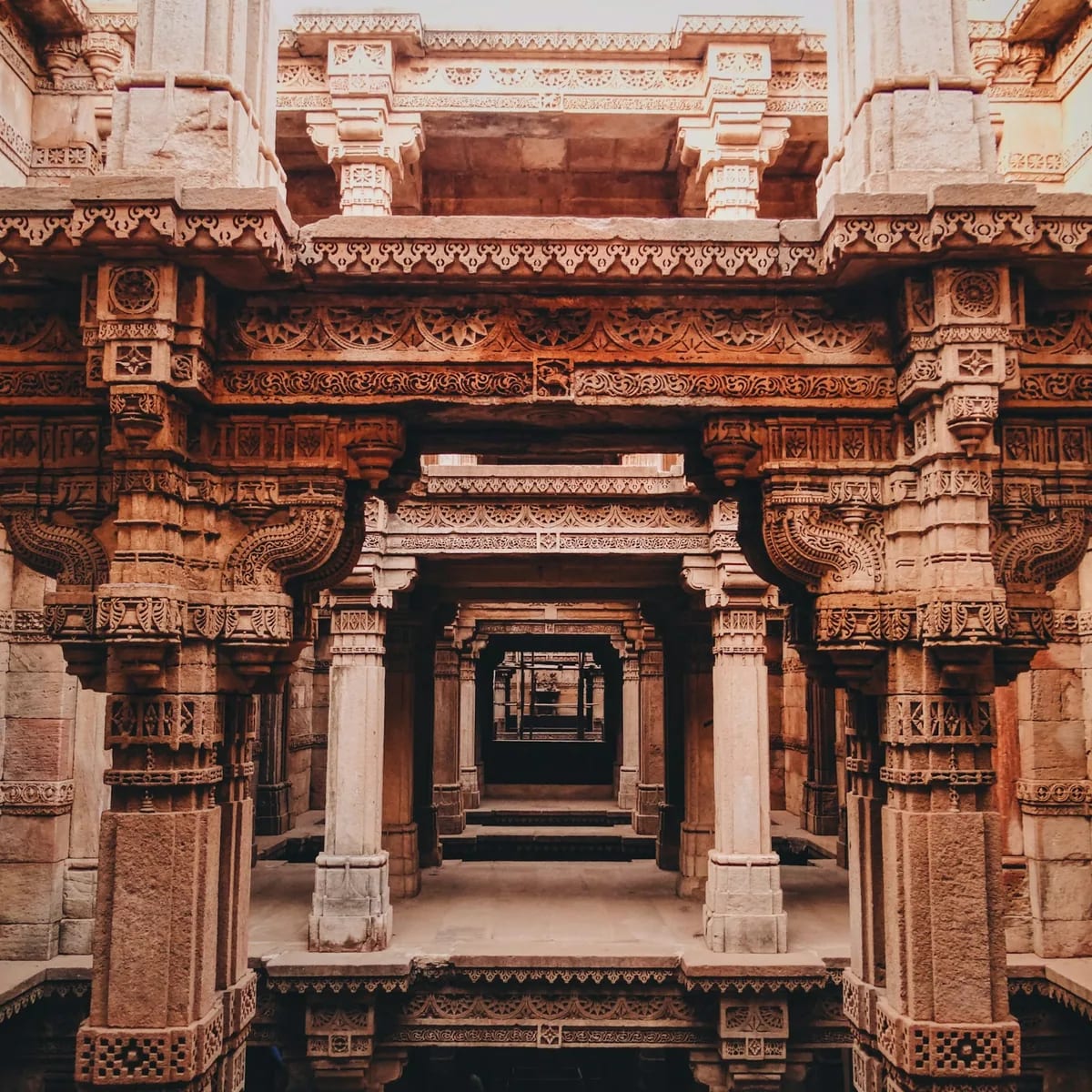 Brown concrete builsing, Gujarat