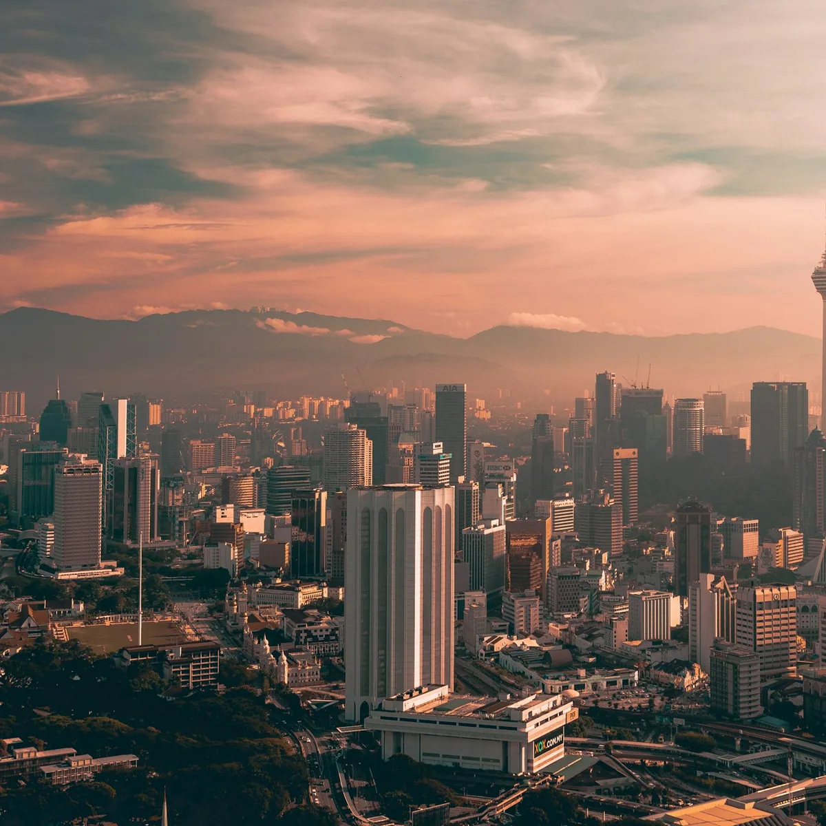 Aerial view of buildings during daytime, Malaysia